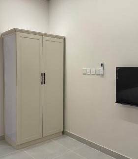 Almajaridah Apartment | غرفة نوم بسريرين مفرده