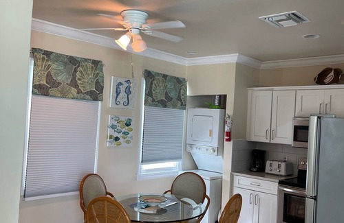 Wheeland Settlement Condo | 1 bdrm second floor , views pool hot tub private beach spacious newly renovated
