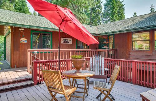 Tahoe Vista House | 1 Mi to Beach Peaceful Tahoe Vista Home with Decks!