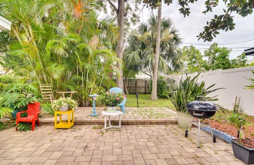 Redington Beach House | 1 Mi to Madeira Beach Getaway with Patio and Grill