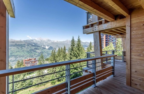 Arc-1800 Apartment | 100m from ski slopes, floor -1, view valley, fitness, sauna, hammam, terrace, parking, ski locker