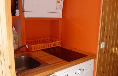 Arc-1800 Apartment | 100m from ski slopes, 4th floor, view mountain, balcony, tv, 24m², Les Arcs