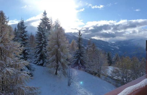 Arc-1800 Apartment | 100m from ski slopes, 4th floor, view mountain, balcony, tv, 24m², Les Arcs