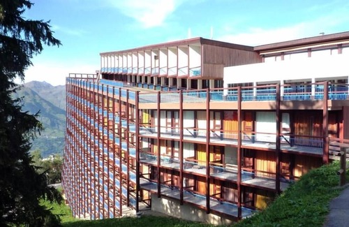 Arc-1800 Apartment | 100m from ski slopes, 8th floor, view mountain, balcony, tv, 30m², Les Arcs