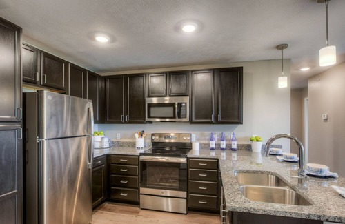 Fremont Apartment | 102-Fremont Oasis, Vegas-Style Pool & Clubhouse!