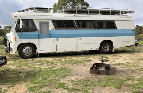 Halls Gap House | 1968 Bedford bus, rustic & relaxing for glampers