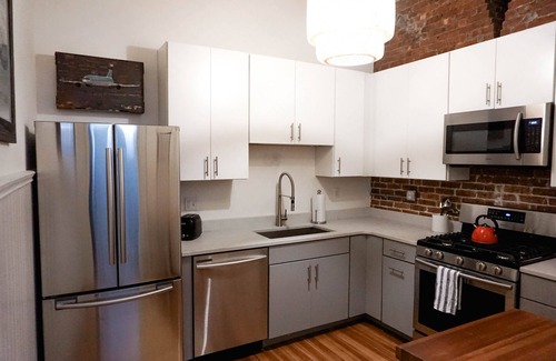 Federal Hill Apartment | 19th Century Spacious Schoolhouse Apartment