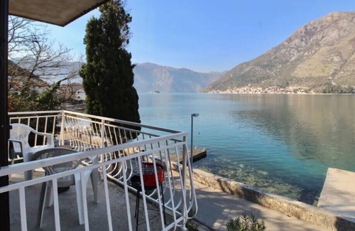 Kotor Municipality Apartment | 1bd beachfront Stoliv Apt w/ Bay & Perast views