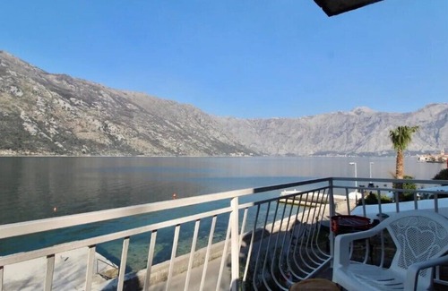 Kotor Municipality Apartment | 1bd beachfront Stoliv Apt w/ Bay & Perast views