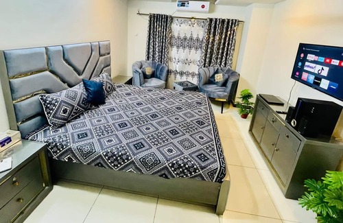 Rawalpindi Apartment | 1bed brand new Luxrury Appartment