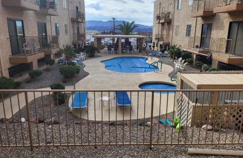 Lake Havasu City Apartment | 1st Floor Condo in the Desert w/Pool, Spa & BBQ
