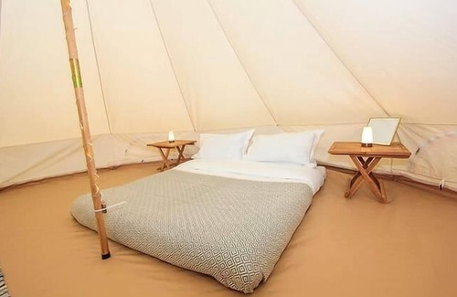 Llanfaethlu Cabin | 2 'Alya' Bell Tent Glamping Anglesey North Wales