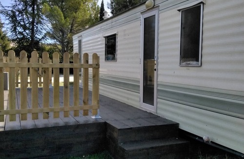 Barjac House | 2-bedroom air-conditioned mobile home + terrace and pool