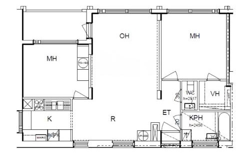 Kuopio Apartment | 2 Bedroom apartment with free parking and airconditioning