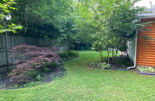 Waynesville House | 2 BR, 1-1/2 bath house in wooded setting with private back yard, deck, hot tub.