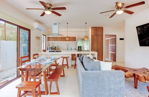 Costa Apartment | 2 Private Outdoor Lounge Patios | 2 Cenotes Onsite