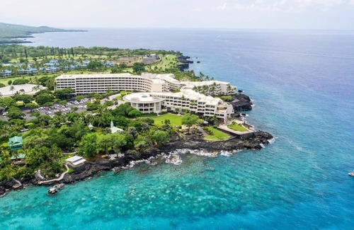 Keauhou Hotel | 2 x Ocean View 2 Double Beds at Outrigger Kona Resort and Spa