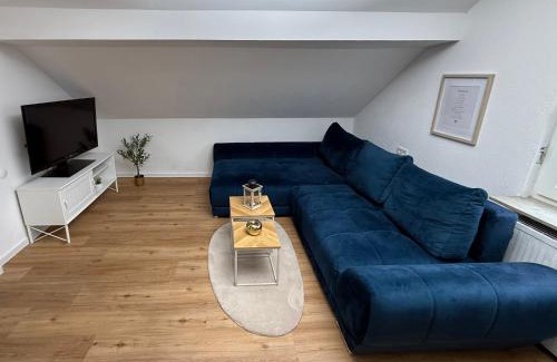 Freudenberg Apartment | 2 Zimmer Dachwohnung mit Burgblick und Kingsize Bett