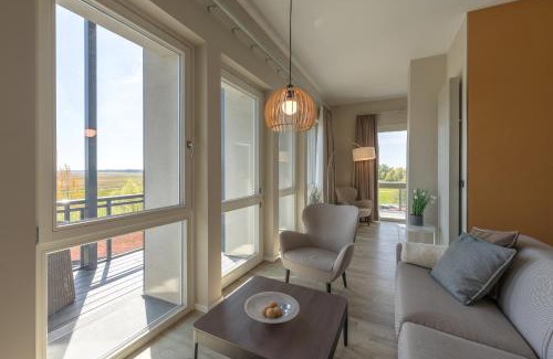 Ostseebad Wustrow Apartment | 2-Zimmer Ferienwohnung zwischen Ostsee und Bodden mit Süd- und Westbalkon