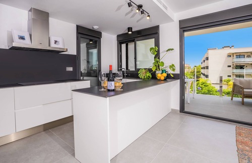 Platja de l'Arenal Apartment | 200m from Arenal Beach, sea front, big terrace