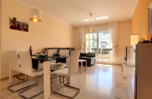 San Luis de Sabinillas Apartment | 2239-Lovely 2 bedrooms with pool and paddle court