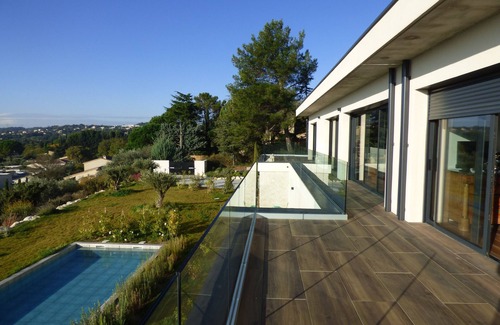 Rochefort-du-Gard House | 240m2 house, swimming pool, exceptional view of the Luberon and Alpilles mountains