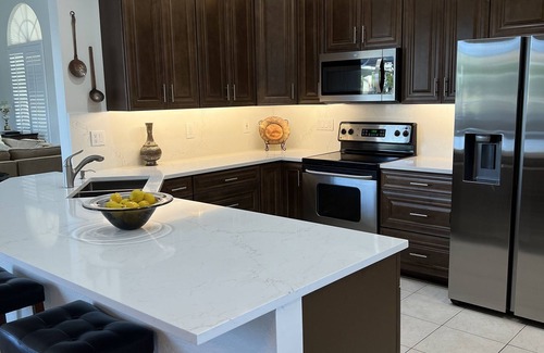 Central Naples Villa | 2700 Square Foot Villa/Single Family Lake View pool home in Briarwood, Naples,