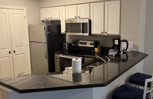 Florida Central Atlantic Coast Resort | 2br 2ba Villa with Water Park & Splash Pad near Disney-Universal-Sea World