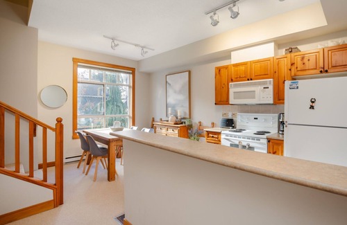 Village North House | 2BR | Granite Court | Steps from Whistler Village | Private Balcony w/BBQ | Secure Parking