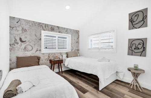 Seaside Heights House | 2BR Modern Coastal Home w Firepit Beach Passes Stylish Bayside Retreat