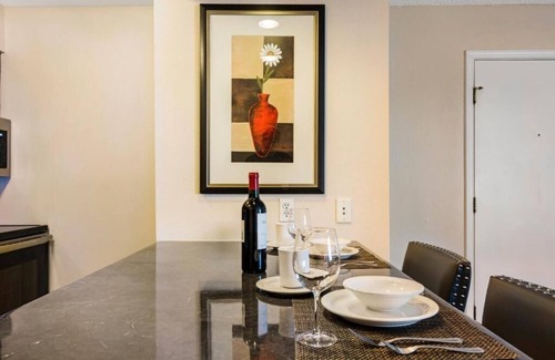 Biggs Field Hotel | 3 Relaxing Suites – Pet-Friendly, Kitchen Access & Pool