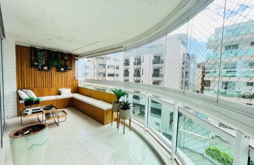 Algodoal Apartment | 304 CM - LUXO COMPLETO em frente a praia 3Q Piscina