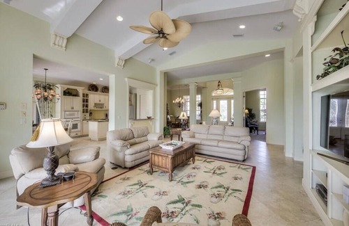 Fort Myers House | 3BR/4BA Luxury Home in Secure Resort Style Verandah Community