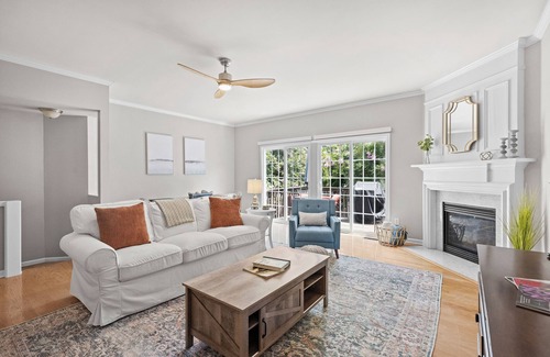 Charlotte House | 3BR Townhome Quiet Family Area in South Park w/Balcony, BBQ, Work Space, & WiFi
