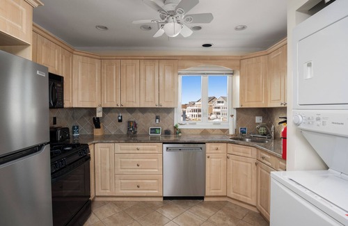 Seaside Heights Villa | 40'feet private Waterfront Upscale entire XL 2ndFL 2/3 bedroom 2.5 bath Jacuzzi