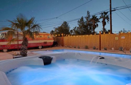 Twentynine Palms House | 4BR Desert Home w Pool Hot Tub Firepit Game Room The Quiet Burn by AvantStay