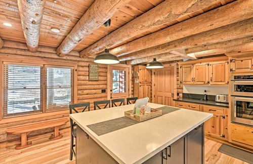 Arnold Cabin | 5 Mi to Hiking: Custom Cabin w/Deck in Arnold!