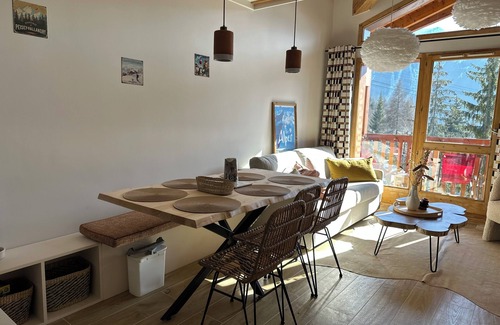 Vallandry Apartment | 50 m² apartment Peisey Valandry - Les Arcs - Paradiski at the foot of the slopes