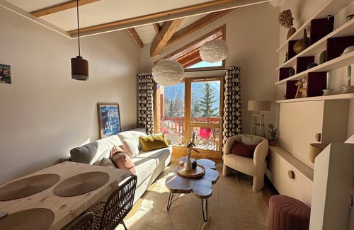 Vallandry Apartment | 50 m² apartment Peisey Valandry - Les Arcs - Paradiski at the foot of the slopes