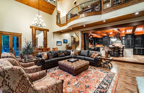 Deer Valley House | 8 Bedroom Deer Valley Masterpiece with endless views. Theater, hot tub, game room, ski-in/out
