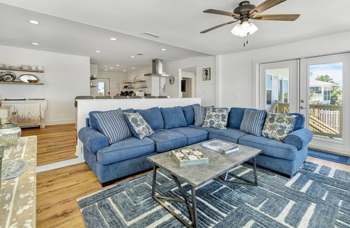 St. George Island House | 9 BR 7.5 BA Gulf Coast Beachfront Paradise with Private Pool and Dock-Sleeps 20+