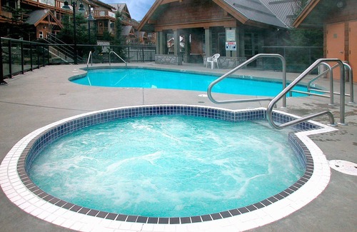 Village North House | 90 Glaciers Reach, this 2br home has a hot tub & pool in Whistler Village