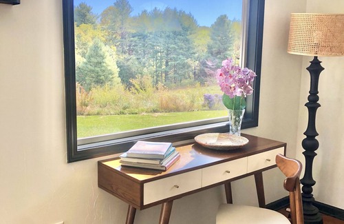 Pine Creek Cottage | A-Frame Cottage with Creek, Barn, Game Room, Fire Pit, Hot Tub, Sleeps 10