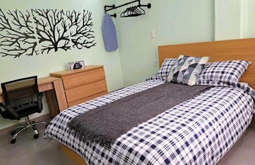 Cuautitlan Izcalli Apartment | A05 Premium Suite WHITE Cocina Terraza Companies Work Teams 1-2 PAX