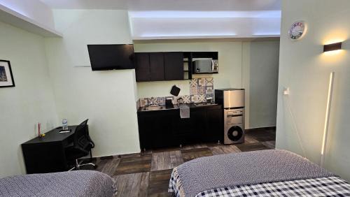 Cuautitlan Izcalli Apartment | A27 Premium Suite BLACK PLUS Cocina Terraza Companies Work Teams 1-3 PAX