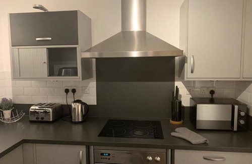 Convention Quarter Apartment | Absolute Stays At The Qube- Families Contractors Free Wifi Long Stay Discounts