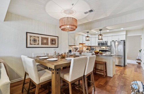 Bethany Beach House | Activities included up to $300 FREE PER WEEK! NEW LISTING 2024! Beautifully decorated vacation townhome in North Bethany approximately 300 feet from the beach and nestled behind the dunes with a private boardwalk taking you out to the surf and sand!