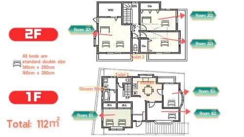 Hikawadai House | Akira Hiro House - Room203