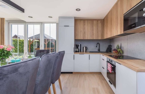 gmina Wolin House | Alan Zastań House | Elegantly Decorated House with 3 Bedrooms | Garden with Play