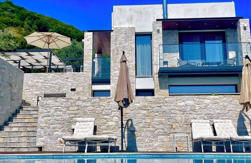 Skiathos Villa | Allure luxury villa with private pool surrounded by pine and olive trees